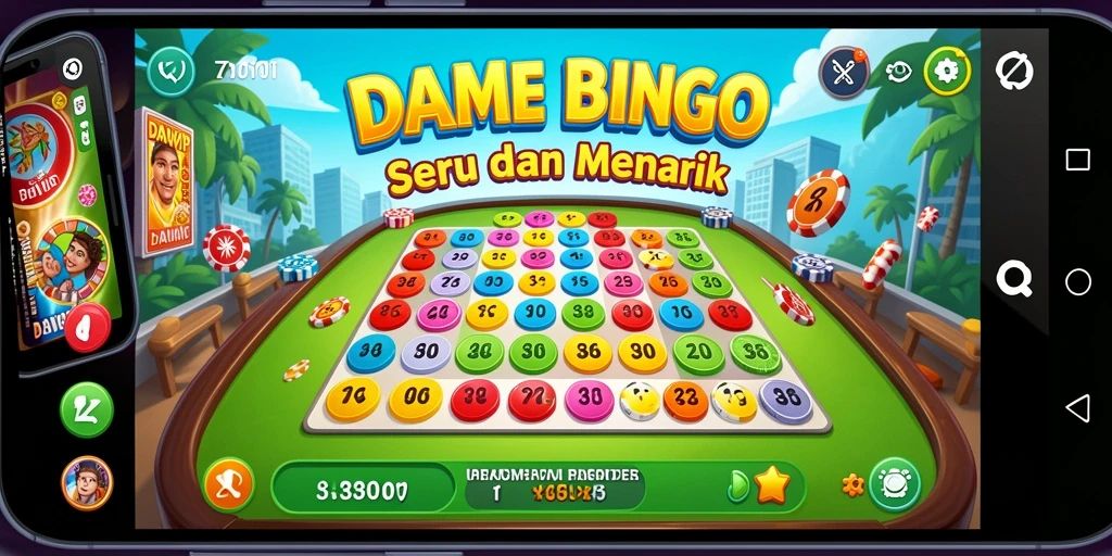 Tampilan gameplay menarik dari DANAVIP dengan aksi seru Bingo.