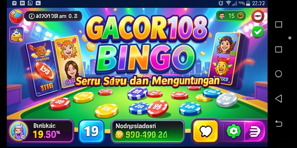 Screenshot gameplay seru dari permainan Bingo GACOR108.
