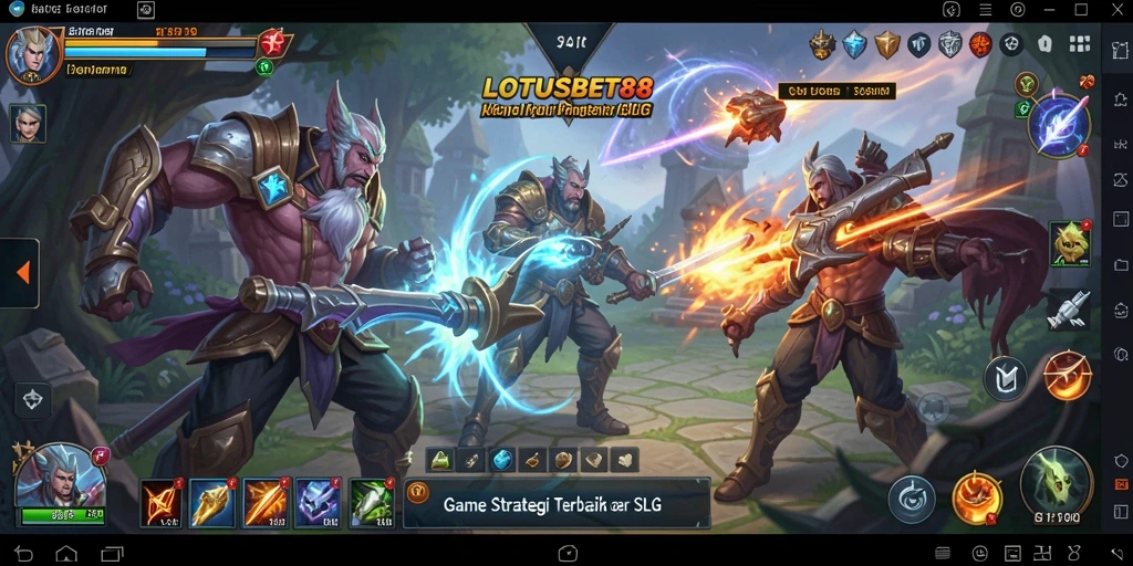 Tampilan menarik dari gameplay LOTUSBET88 saat membangun kerajaan.