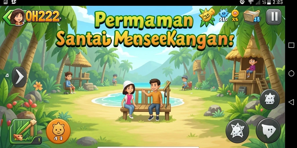 Screenshot OH222 menampilkan gameplay yang menarik dan menghibur.