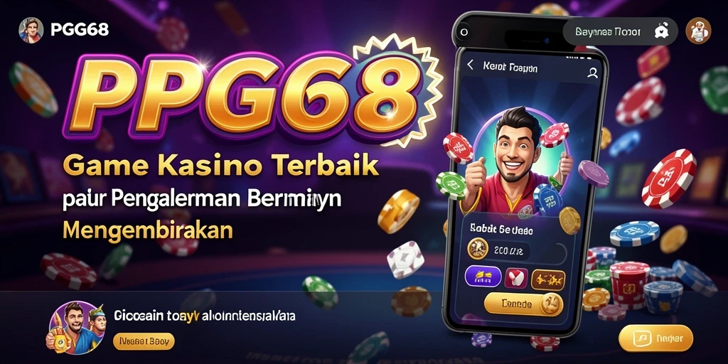 Tampilan gameplay seru dan atmosfer kasino yang menegangkan.