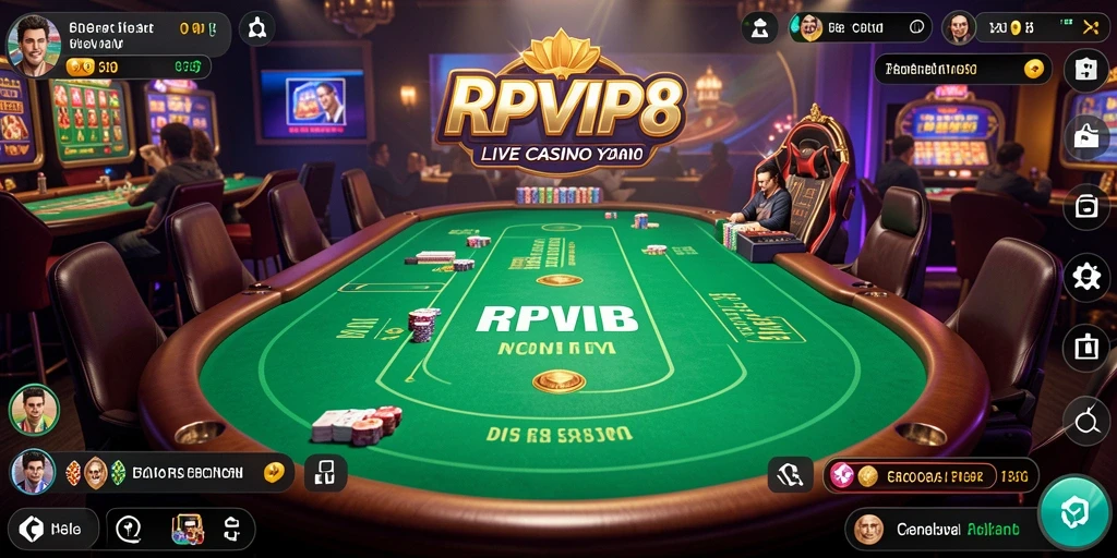 Gameplay Live Casino yang menarik dan interaktif di RPVIP8.