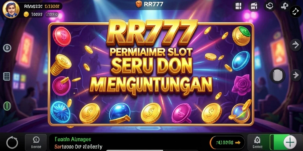 Tampilan gameplay Slot RR777 yang memukau dan mengasyikkan.