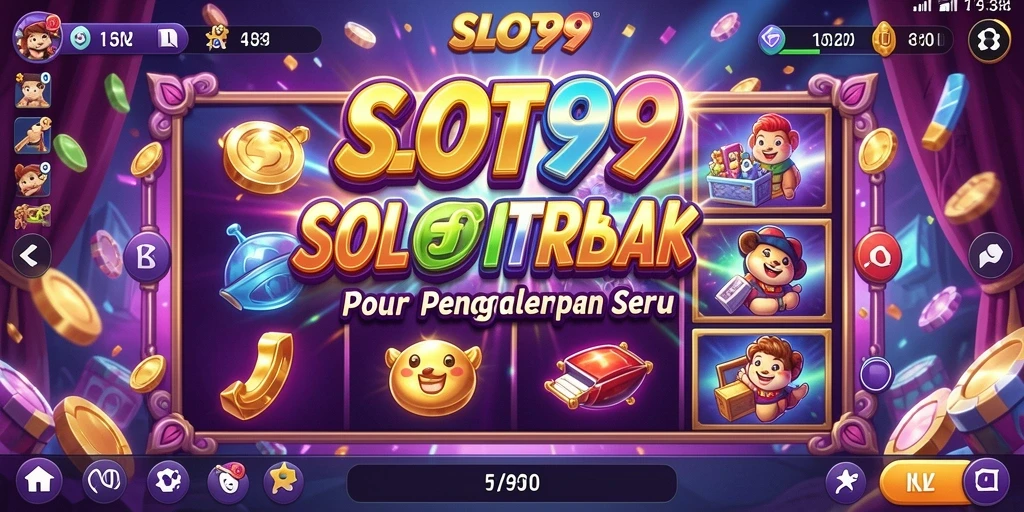 Tampilan gameplay SLOT99 yang memikat dan penuh warna.