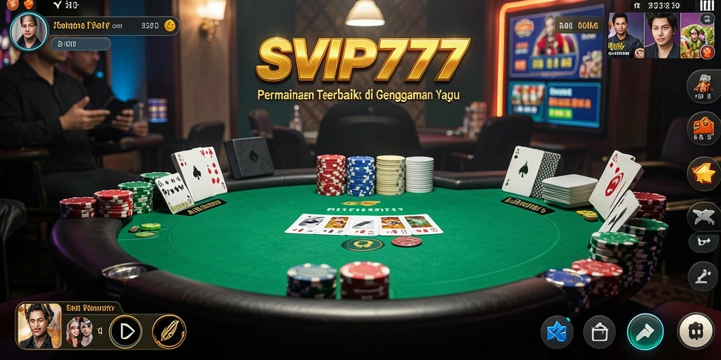 Tangkapan layar gameplay seru poker di SVIP777.