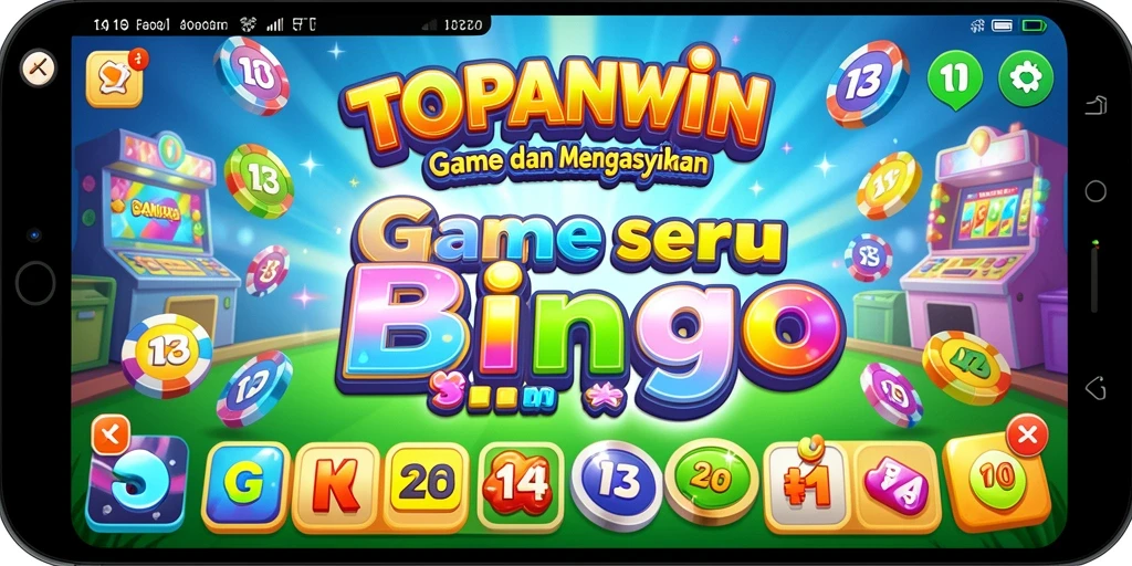 Screenshot gameplay TOPANWIN yang menyenangkan dengan suasana Bingo yang seru.